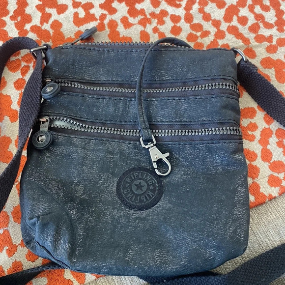 Kipling black metallic bag crossbody - Picture 9 of 9